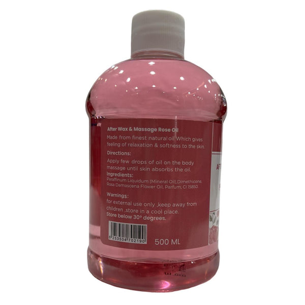 Globalstar 2 in 1 After Wax & Massage Rose Oil Extract 500ml