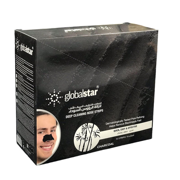 Globalstar Deep Cleansing Nose Strips Charcoal 1 Box GS-2002 - Awarid UAE