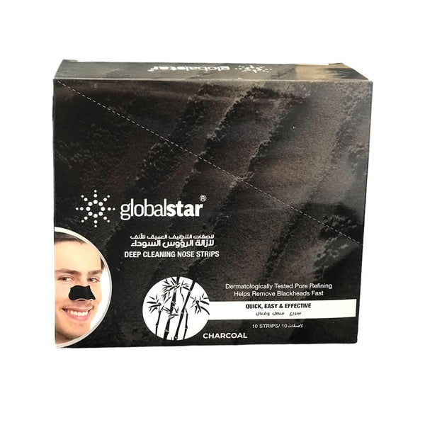 Globalstar Deep Cleansing Nose Strips Charcoal 1 Box GS-2002 - Awarid UAE