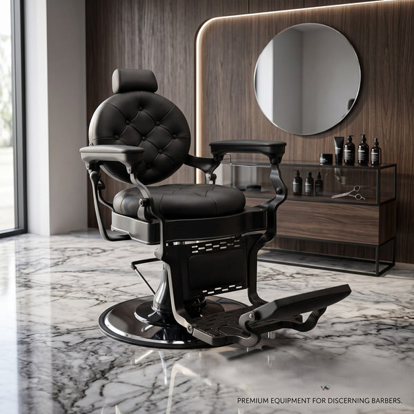 Globalstar Classic Barber Chair Aluminum AW-9147