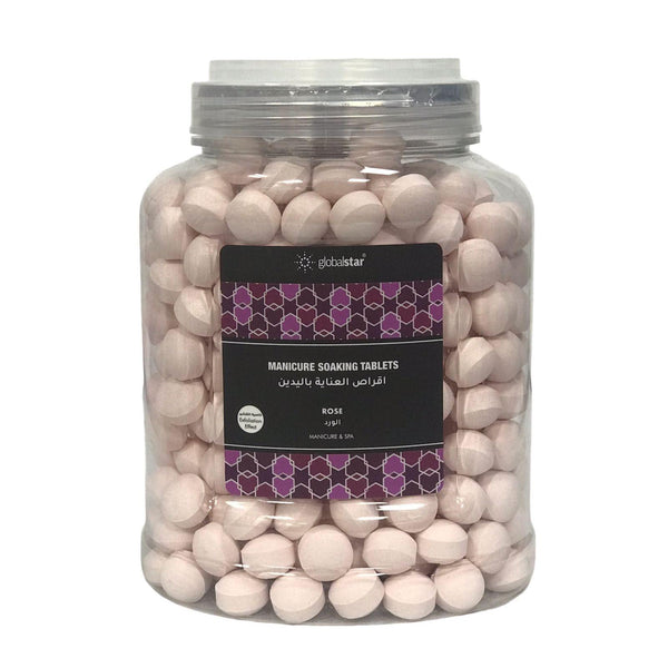 Globalstar Manicure Soaking Tablets Rose 1000g - Awarid UAE