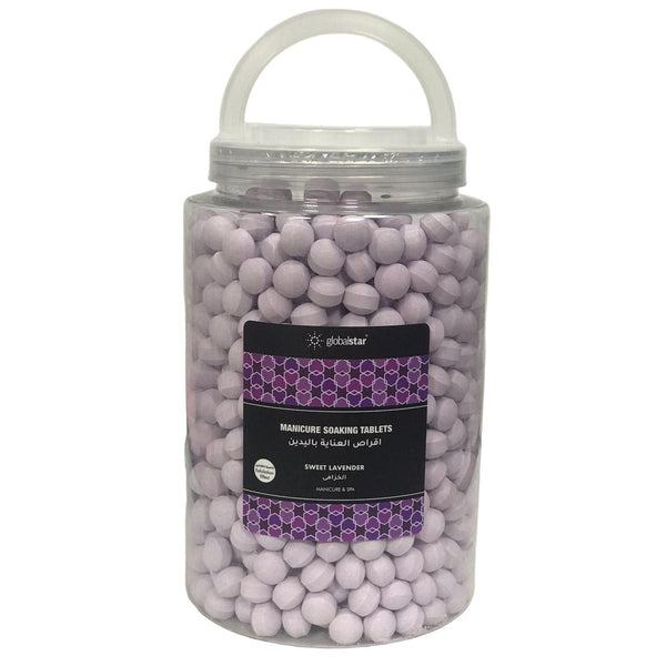Globalstar Manicure Soaking Tablets Lavender 2800g - Awarid UAE