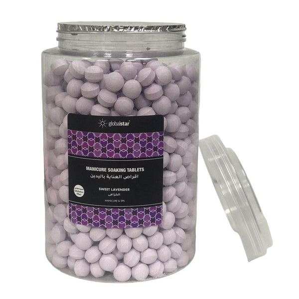 Globalstar Manicure Soaking Tablets Lavender 2800g - Awarid UAE