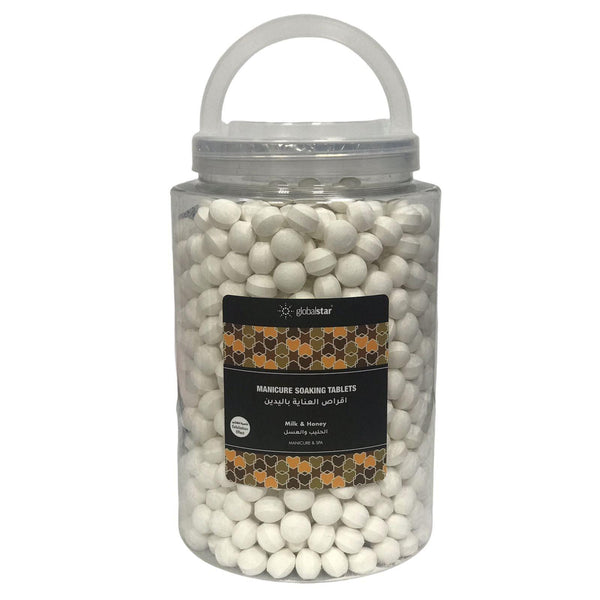 Globalstar Manicure Soaking Tablets Milk & Honey 2800g - Awarid UAE
