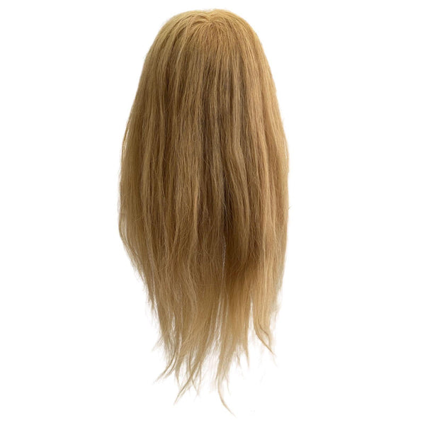 Globalstar Mannequin Training Head With 100% 24 inches Human Hair Blonde Color HJ-102 - Awarid UAE
