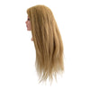 Globalstar Mannequin Training Head With 100% 24 inches Human Hair Blonde Color HJ-102 - Awarid UAE