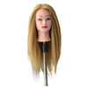 Globalstar Mannequin Training Head With 100% 24 inches Human Hair Blonde Color HJ-102 - Awarid UAE