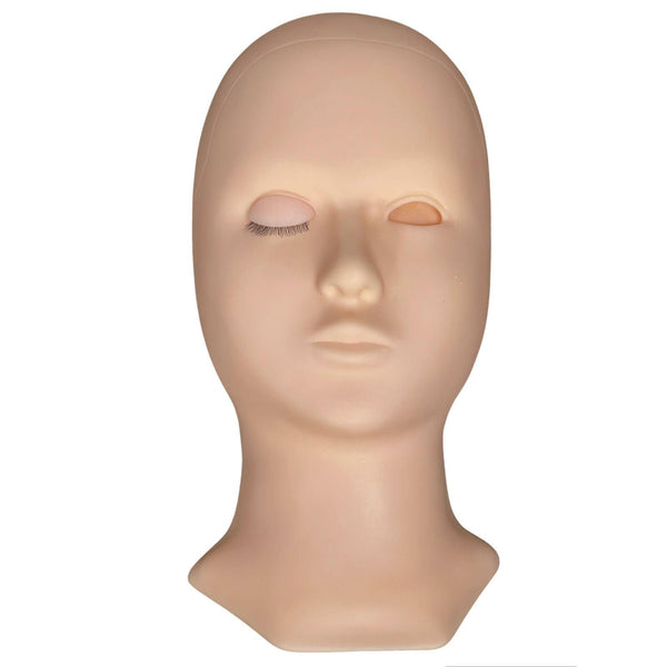 Globalstar Mannequin Training Head For Eyelash Extention With Removable Eyelids HJ-106 - Awarid UAE