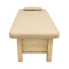 Globalstar Premium Wooden Massage Bed, Beige Color for Ultimate Comfort