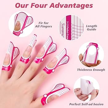 Globalstar Nail Form Sticker 1 roll 500pcs KS-03