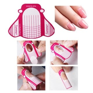 Globalstar Nail Form Sticker 1 roll 500pcs KS-03