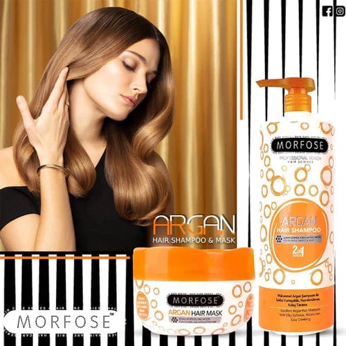 Morfose Argan Hair Mask 500ml - Ultimate Nourishing Treatment for Silky Smooth Hair