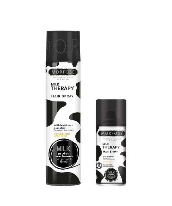 Morfose Milk Therapy Hair Spray 75ml– Nourishing Hold for All Hair Types