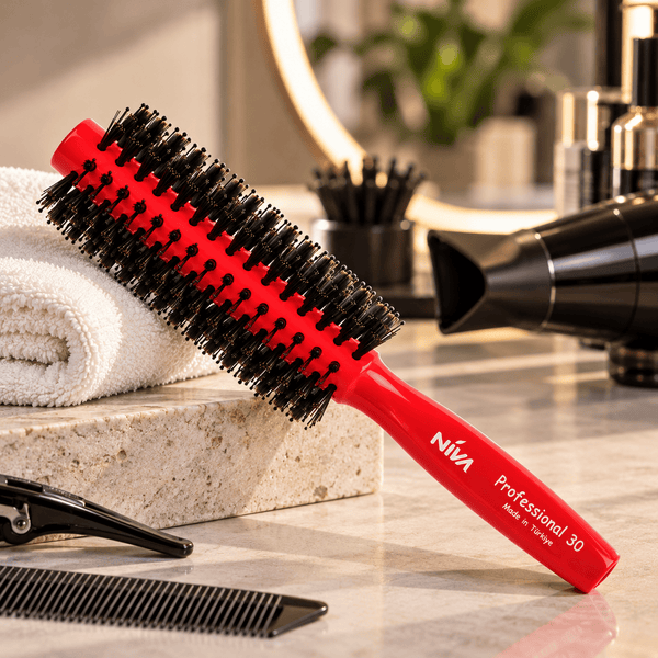 Niva Brushes Professional 30 Round Hair Brush – 35mm