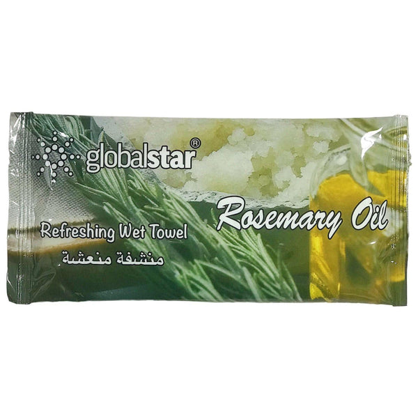 Globalstar Refreshing Wet Towel Rosemary 400pc - RT08 - Awarid UAE