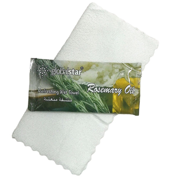 Globalstar Refreshing Wet Towel Rosemary 200pc - RT08 - Awarid UAE