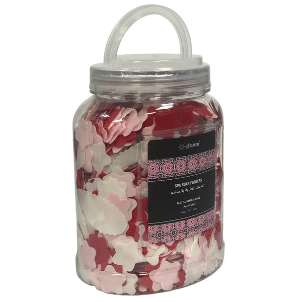 Globalstar Spa Soap Flowers For Hands, Feet And Body Rose Scent 220g - Awarid UAE