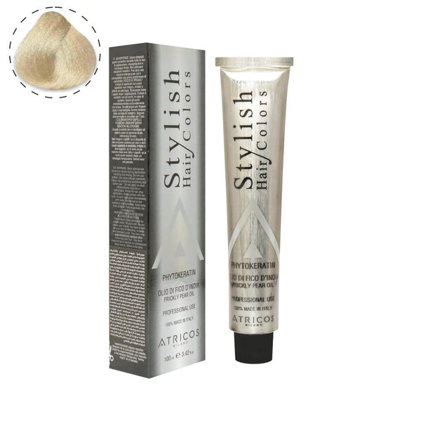 Atricos Milano SS Series Super Lightener Hair Color 100ml – Professional High Lift Blonde Color SS0, SS1, SS3
