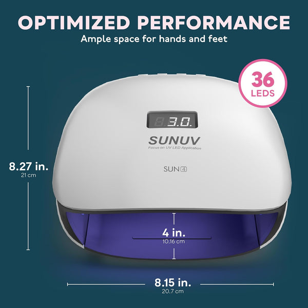 SUNUV SUN 4S 48W Professional UV/LED Nail Lamp