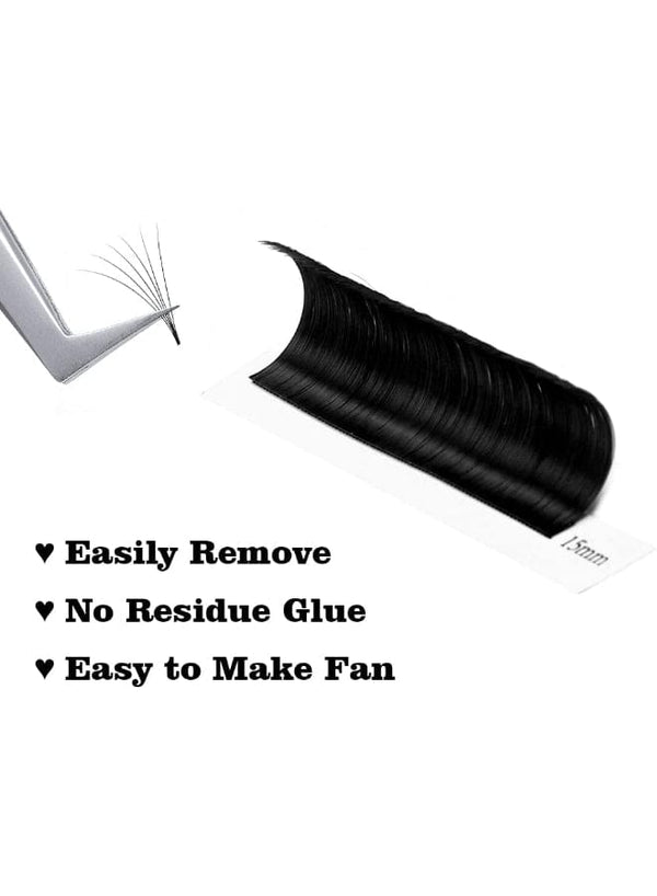 رموش Globalstar Fan Lashes 0.10D Mix - إتقان احترافي