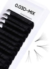 Vikiyi0.03D Faux Mink Fans for Luxurious Lash Artistry - Dramatic Dimensions
