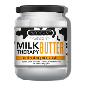 Morfose Milk Therapy Butter Hair Oil (200ml): Nourishing and repairing hair care for all hair types.