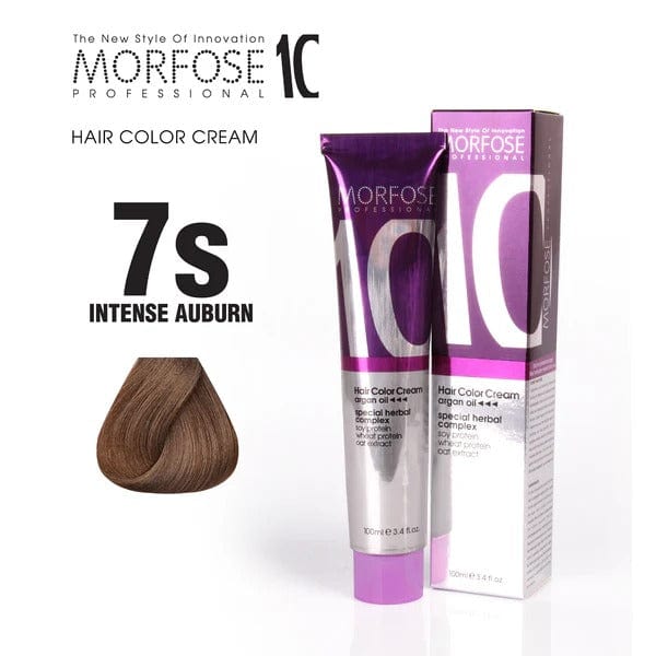 Morfose 7S Intense Medium Blonde Hair Color Cream with Camellia, Argan & Macadamia Oils