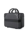 Globalstar Portable Hard Shell Cosmetic Travel Case – Mini ABS Makeup Bag with Elastic Band