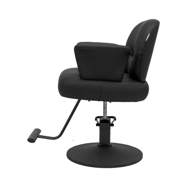 Globalstar Premium Black Styling Chair for Salons - Professional & Sleek Look
