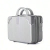 Globalstar Portable Hard Shell Cosmetic Travel Case – Mini ABS Makeup Bag with Elastic Band