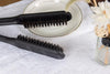 Globalstar Black V-Shaped Folding Boar Bristle Hair Brush for Straight Hair | Compact and Efficient