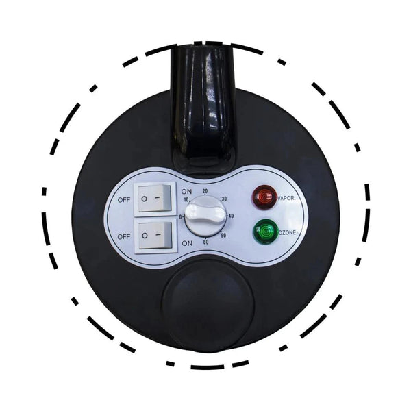 Globalstar Black Facial Steamer – Professional Long Arm Steam Device for Salons & Barbers