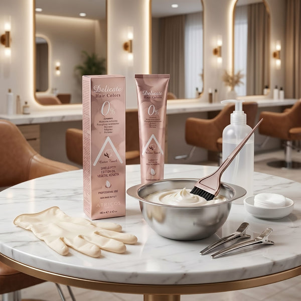 Atricos Milano Delicate Hair Color Ash Series – Ammonia-Free Plant-Based Professional Color 100ml