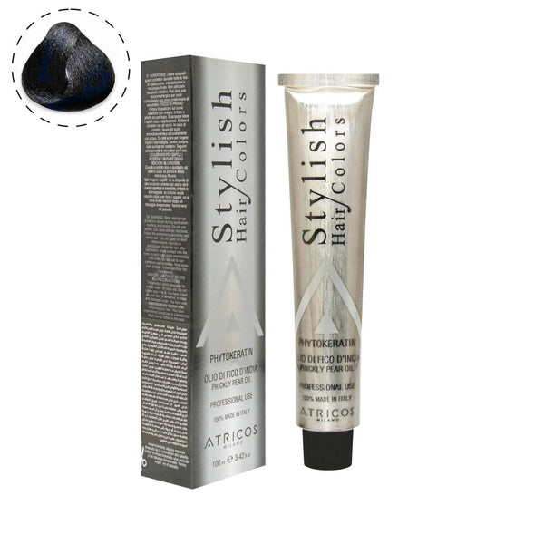 Atricos Milano Stylish Hair Color Ash Series 100ml – Low Ammonia Professional Hair Dye with Keratin & Argan Oil