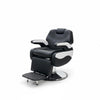 Globalstar Black and White Men’s Barber Chair – Professional Reclining Hydraulic Salon Chair
