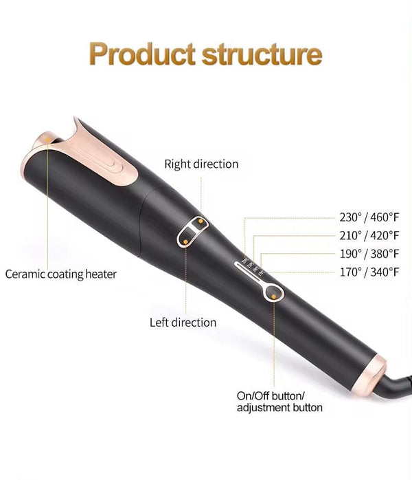 مكواة تجعيد الشعر الأوتوماتيكية Gjarrah 480°F FL-2001