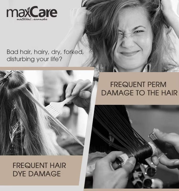 Maxcare Brazilian Keratin Hair Treatment - 1000ml Botulinum Therapy for Silky Straight Hair