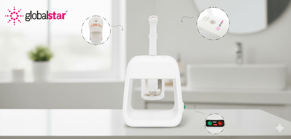 Globalstar Personal Facial Steamer for Spa & Salon Use – Deep Pore Cleansing & Hydration