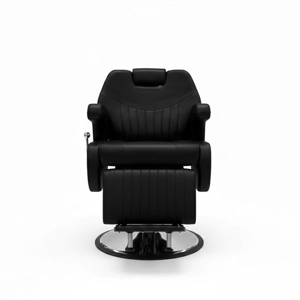 Globalstar 2689 Black Barber Chair – Professional Hydraulic Reclining Men’s Salon Chair