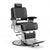 Globalstar AW-9130 Heavy-Duty Barber Chair | Black Leather, Steel Frame, 360° Rotation & Reclining