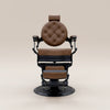 Globalstar BC-2000 Camel Barber Chair – Classic Hydraulic Barber Chair with Premium Faux Leather