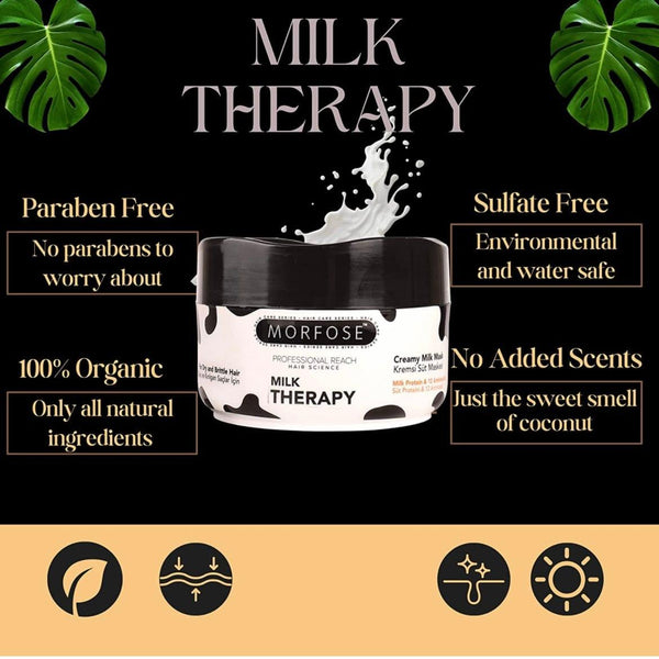 Morfose Milk Therapy Hair Mask 500ml - Awarid UAE