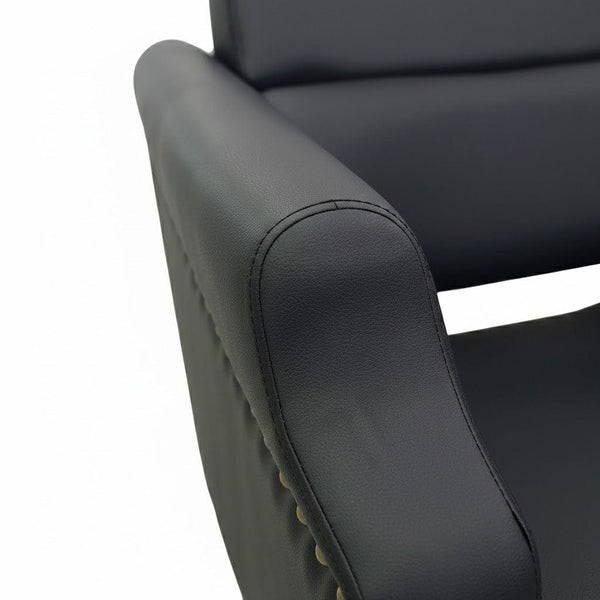 Globalstar Ladies Salon Chair Black – Classic Comfort Armchair for Beauty Salons