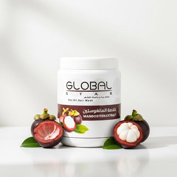 Globalstar Hot Oil Hair Mask Mangosteen Extract 1000ml – Deep Repair & Nourishing Treatment