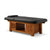 Globalstar Professional Massage Bed with Storage Drawers – Black Spa Therapy Bed Brown Base