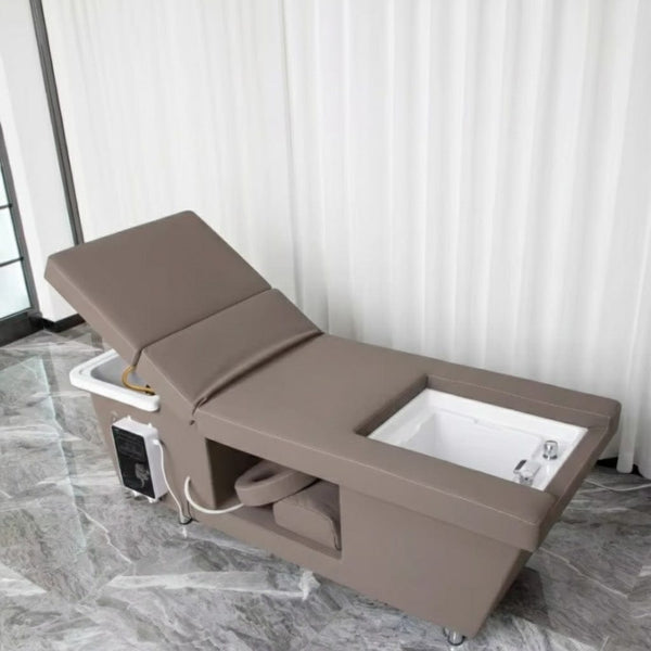 Globalstar Multifunctional Head Therapy Shampoo Chair – Hydraulic Massage, Moxibustion & Pedicure Spa Bed with Water Circulation System