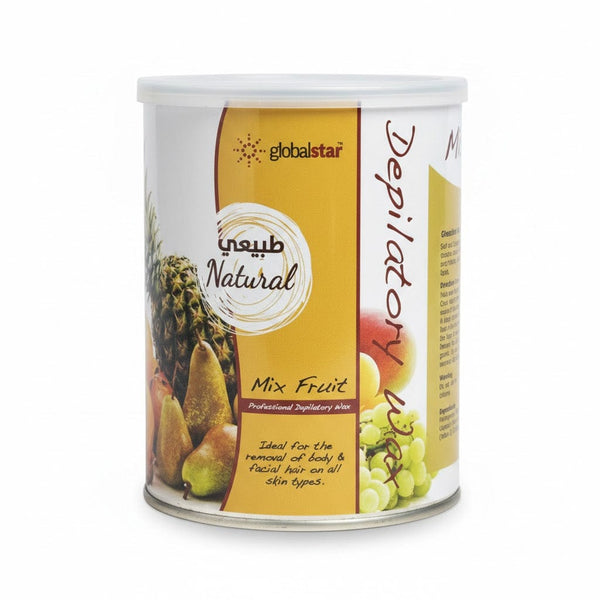 شمع إزالة الشعر الاحترافي من جلوبال ستار بنكهة الفواكه المختلطة 800 مل