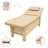 Globalstar Premium Wooden Massage Bed, Beige Color for Ultimate Comfort