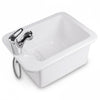 Globalstar Ceramic Pedicure Basin– Professional Foot Spa Bowl for Salon or Home Use