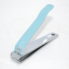 Globalstar Stainless Steel Nail Cutter with Sky Blue Grip - Precision Grooming